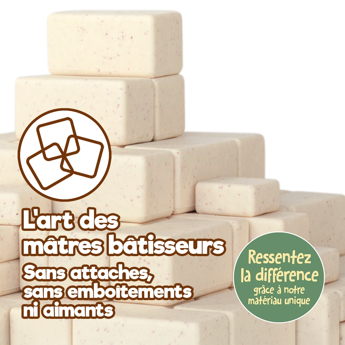 Jouet de construction Arch-Kid-Tech® Pyramide maya utilisant l’équilib